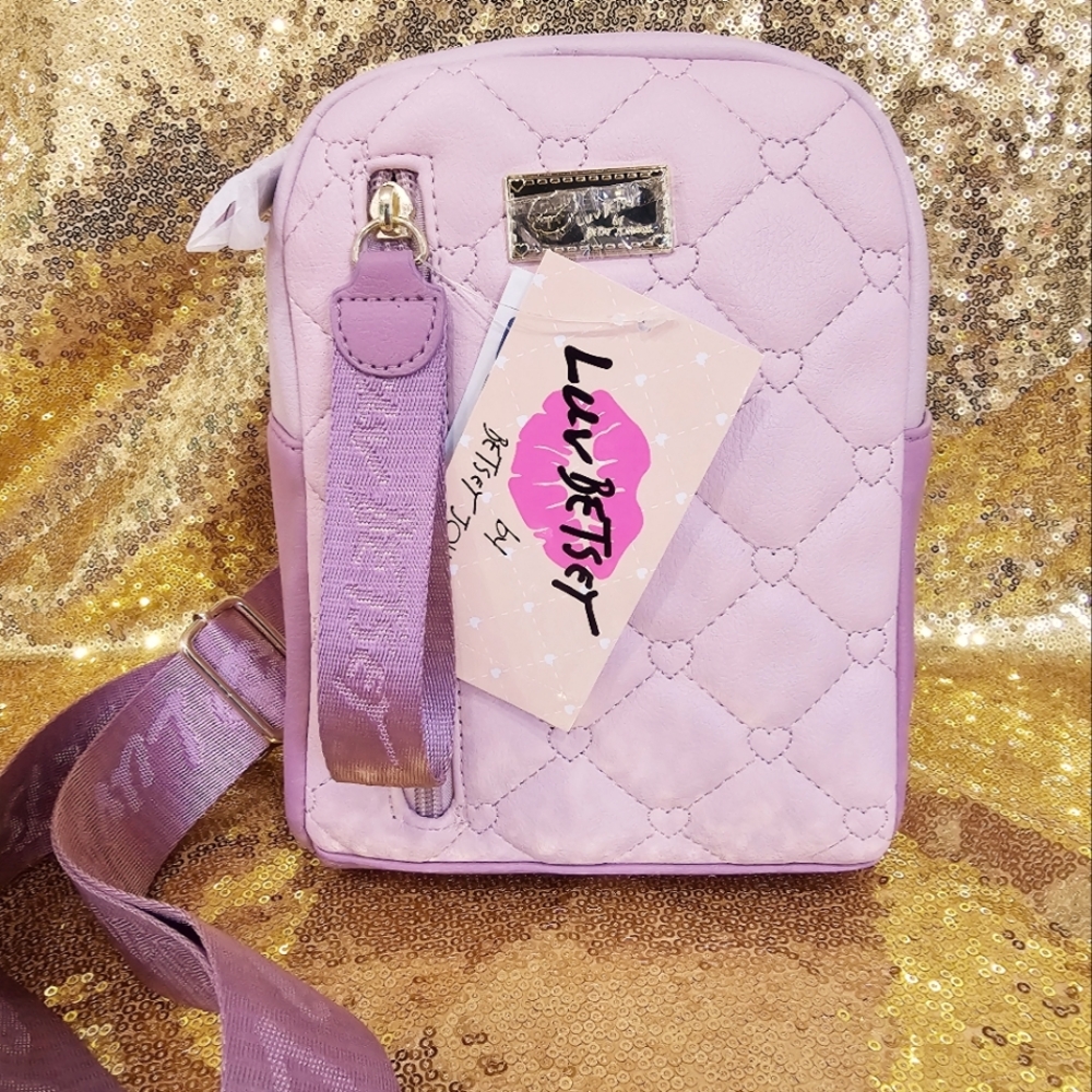 NWT Betsey Johnson sling backpack